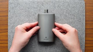 ABSURDLY EXPENSIVE but BEST Ultralight EDC Flask | Snow Peak Titanium Flask - Large