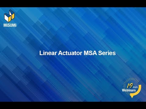 Belt Driven Actuators 101: Introduction to the MSA Series