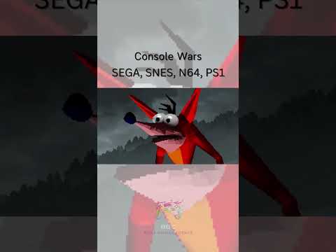 Console Wars - SEGA, SNES, N64, PS1 (Part 3) #sega #snes #n64 #ps1 #games #fyp #shorts #shortvideo