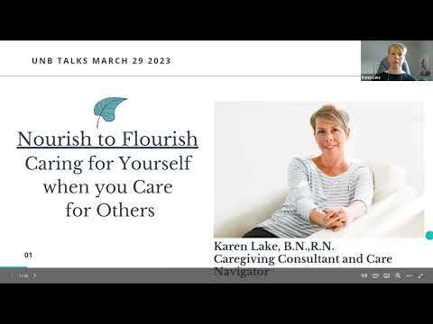 UNB Talks | Nourish to flourish - Caring for yourself so you can care for others