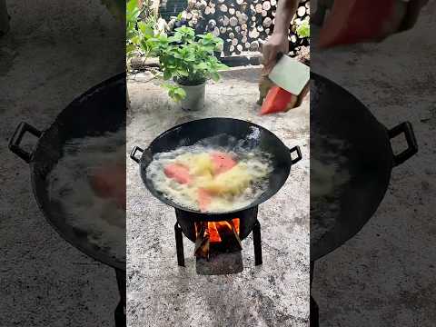 Fried watermelon popcorn