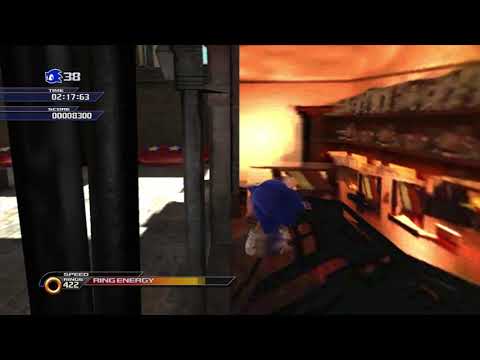 Falling Through The Floor in Rooftop Run - Sonic Unleashed