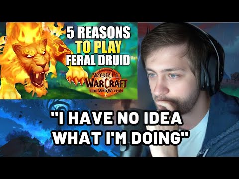 Sodapoppin's Feral Druid Shock in WoW: The War Within!