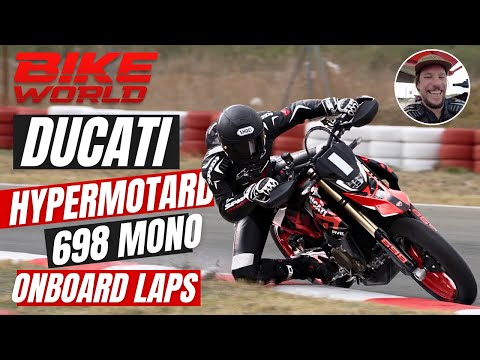 Ducati Hypermotard 698 Mono onboard Laps With Chris Northover