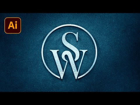 Monogram Logo Design In Illustrator | Circle Letter Logo Design Tutorial |  Adobe Illustrator cc