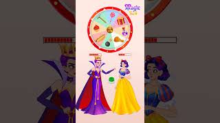 Can You Beat the Evil Queen's Magic Wheel ?  Moral Lesson #shorts #viral #fairytales