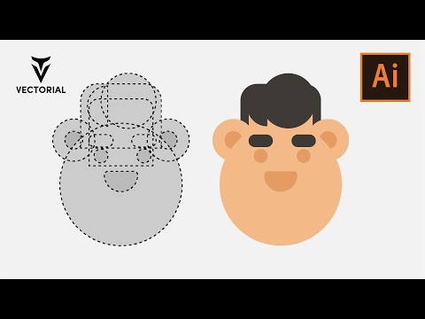 How to draw boy character in Adobe Illustrator