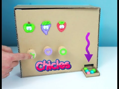 DIY Gumball Machine from Cardboard at Home