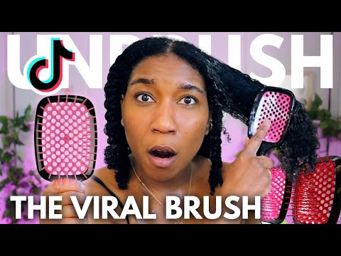 I Bought The Viral TikTok Unbrush! Review Type 4 Natural Hair