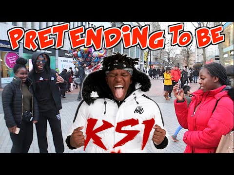 PRETENDING TO BE KSI IN PUBLIC *THEY ACTUALLY BELIEVED ME* Fake Celebrity Prank |  KSIOLAJIDEBTHD