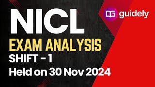 NICL PRELIMS 2024 EXAM ANALYSIS | 1st SHIFT #NICL2024 #NICLprelims #examanalysis