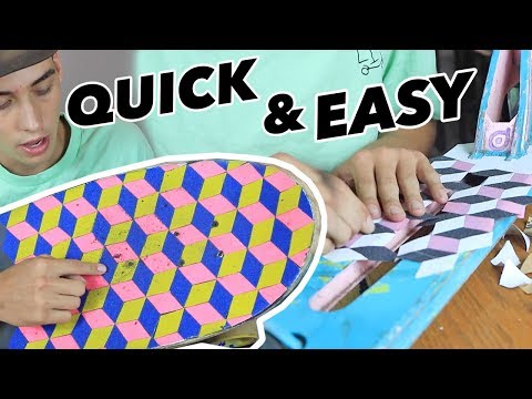 OPTICAL ILLUSION GRIP TAPE HACK!