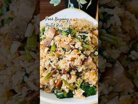 Pork Bagoong Fried Rice #porkbagoongrice #bagoongfriedrice #porkbinagoongan #food #foodie #fyp