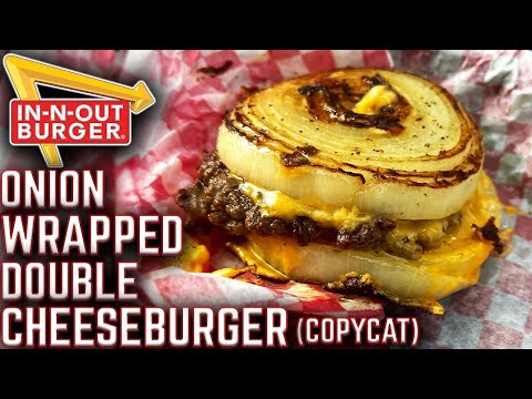 HOW TO MAKE VIRAL IN-N-OUT ONION WRAPPED CHEESEBURGER ON THE GRIDDLE! FLYING DUTCHMAN COPYCAT