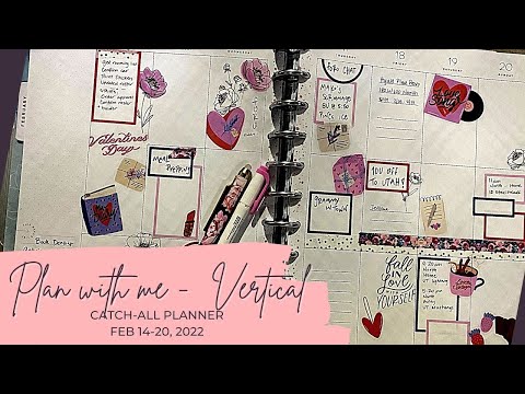 Plan with me - Big Happy Planner - Catch All - Vertical Planner