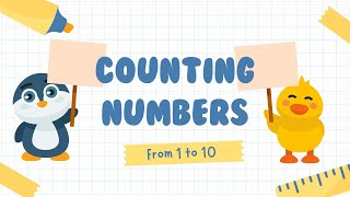 Numbers Song - Learn To Count from 1 to 10 | Number Songs for Children | Cuddlycloud | Kids Songs