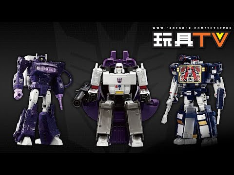 「爆玩具」變形金剛 場景系列 復仇女神戰艦內 Megatron, Soundwave & Shockwave套裝