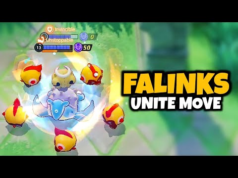 All about New Pokemon Falinks Unite Move - Pokemon Unite