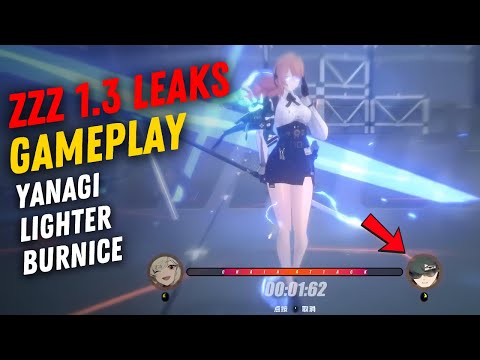 ZZZ 1.3 Gameplay Leaks: Yanagi, Lighter, Burnice Team Comp!