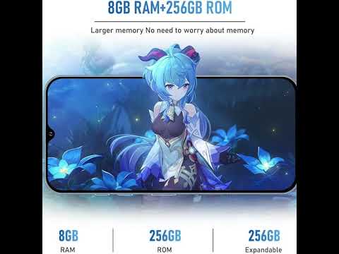 XUANMEIKE Unlocked Android Phone I15 ProMax Smartphone,6800mAh 6.7" HD Screen Unlocked Cell Phones,