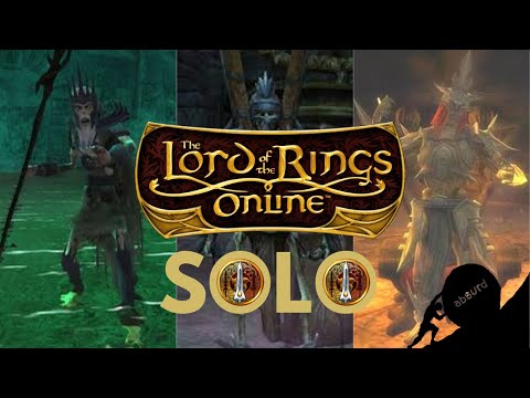 Great Barrow - All 3 Bosses - Lvl 20 Warden Solo - Lord of the Rings Online