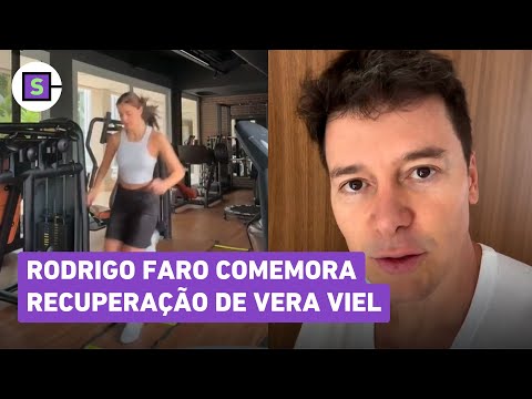 Rodrigo Faro comemora a recuperação da esposa Vera Viel após retirada de tumor: 'Milagre de Deus'