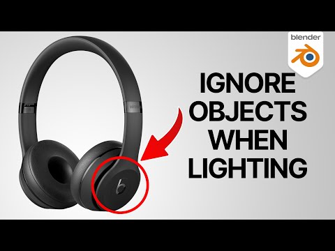 Blender Quick Tip - Ignore Objects From Light Sources (Shadow Linking)