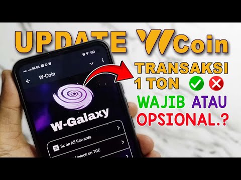 [W-Galaxy] Update Airdrop W-Coin TON Transaction | BKD tutorials Airdrop Withdrawal