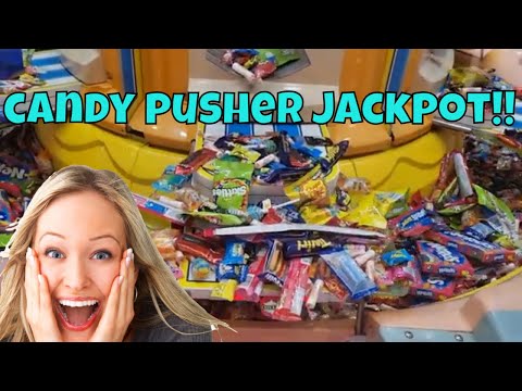 Big Sweet Land Candy Pusher Jackpot!