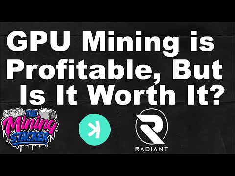 GPU Mining is Profitable, Kaspa and Radiant are Mooning! Is It Worth it?  #gpumining #kaspa #rxd