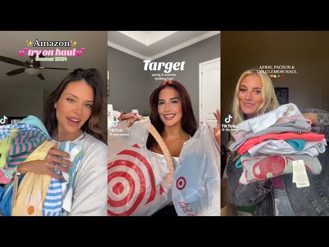 Summer shopping haul - TikTok compilation