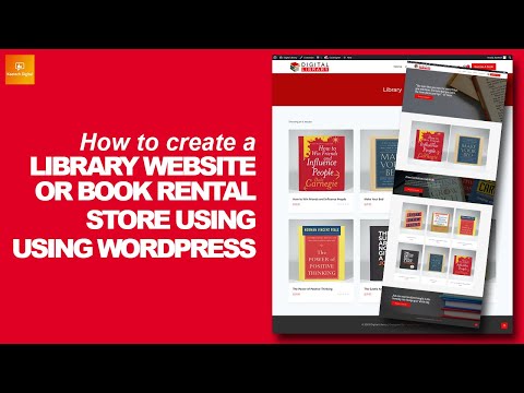 How to create a Library website using WordPress for Free (Intro Video)