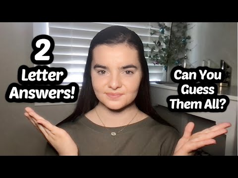 ASMR Whispering General Knowledge Trivia Questions With 2-Letter Answers!