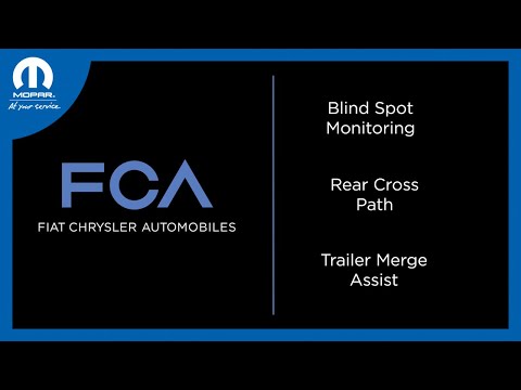 Blind Spot Monitoring / Rear Cross Path | How To | 2025 Chrysler, Dodge, Jeep & Ram