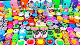 6 Minutes Satisfying with Unboxing Hello Kitty Kitchen Set | Funny Doll House Mini Kitchen Set ASMR