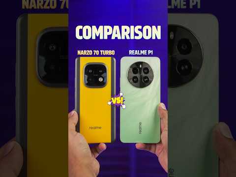 Best Phone Under 15k? 🔥 Realme Narzo 70 Turbo vs Realme P1 Comparison #shorts #realme #comparison