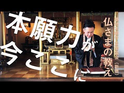 【築地本願寺 仏さまの教え】本願力が今ここに【千田 匡真 師（東京都 荒川区 本清寺）】