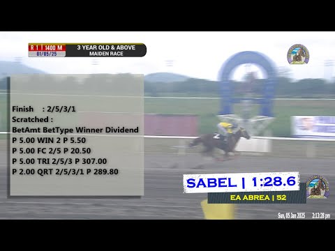 2025 Jan 05 | R01 - SABEL (2)(1:28.6)