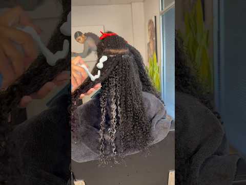 8 week wash day on Kinky curly undetectable tape extensions