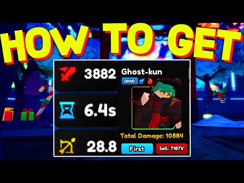 How To GET GHOST KUN SHOWCASE in ANIME ADVENTURES! ROBLOX