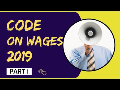 DAY - 6 | CMA INTER | CODE ON WAGES 2019 -  PART I | LABOUR LAW