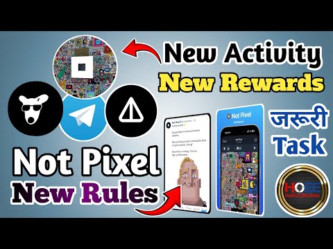 🚀 NotPixel New Rules New Rewards/NotPixel Maximum Point Earning trick/NotPixel Update/Free Airdrop