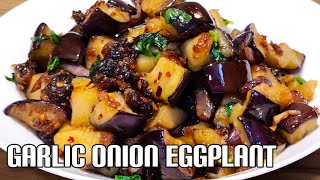 Eggplant Stir Fried | Quick and Delicious Eggplant Recipe | Garlic Brinjal Recipe