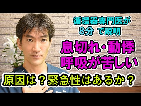 【息切れ・動悸、呼吸が苦しい症状】循環器内科専門医が8分で説明　原因は？緊急性はあるか？