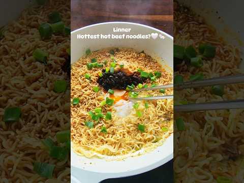 Hottest hot beef noodles? #foodasmr #beefnoodles #spicynoodles #asmr #asmrfood #ramen #spicyramen