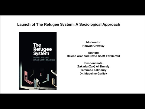 Launch of The Refugee System  A Sociological Approach