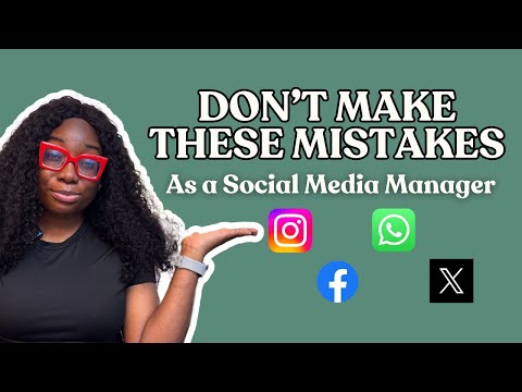 Avoid These 5 Common Mistakes in Social Media Management