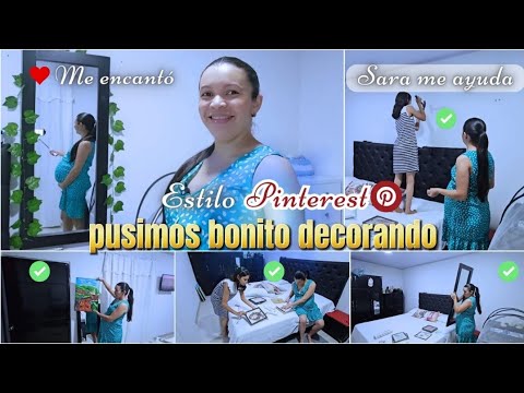 ¡CAMBIOS! DECORACIÓN estilo PINTEREST ✅️  Pusimos bonito DECORANDO-