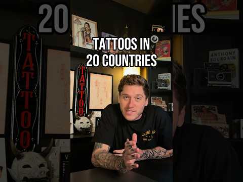 20 Tattoos in 20 Countries🌎 #tattoo