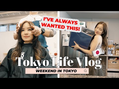 Weekend in Tokyo Life Vlog: Japanese Hair Salon & Tokyo Station Grocery Shopping | Living in Japan